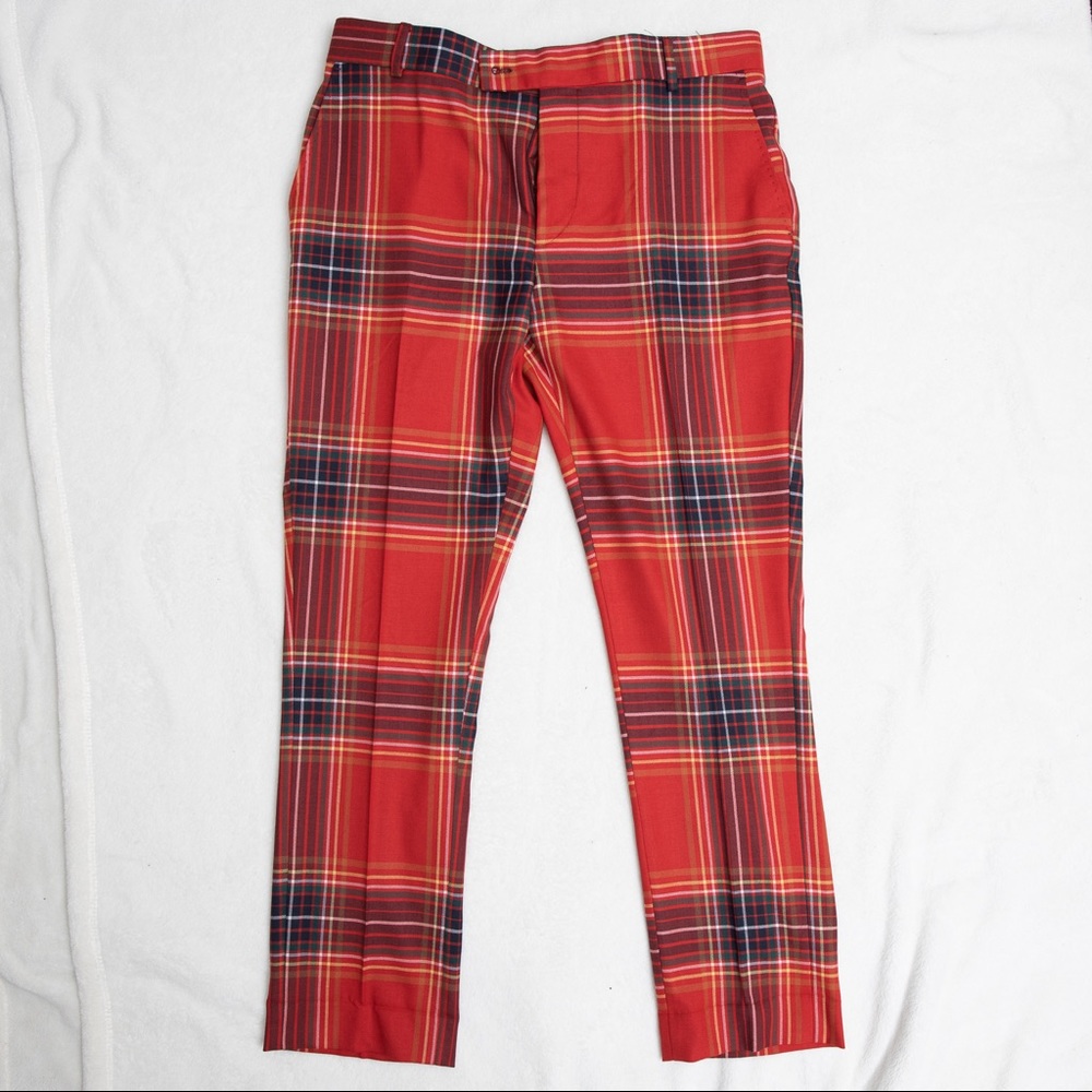Boohoo man plaid pants